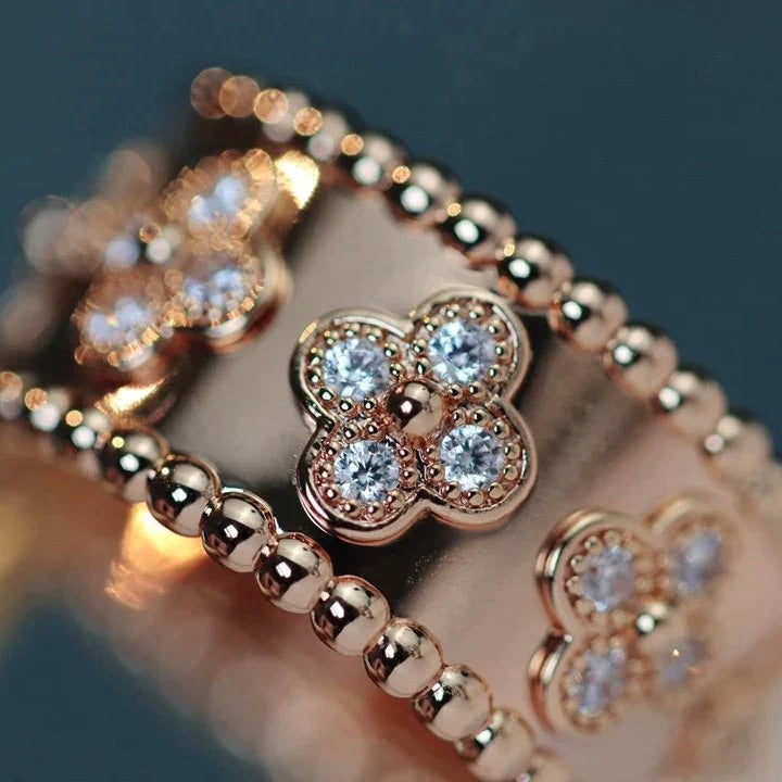 ¡®Veyra Jewelry¡¯CLOVER KALEIDOSCOPE RING 10MM