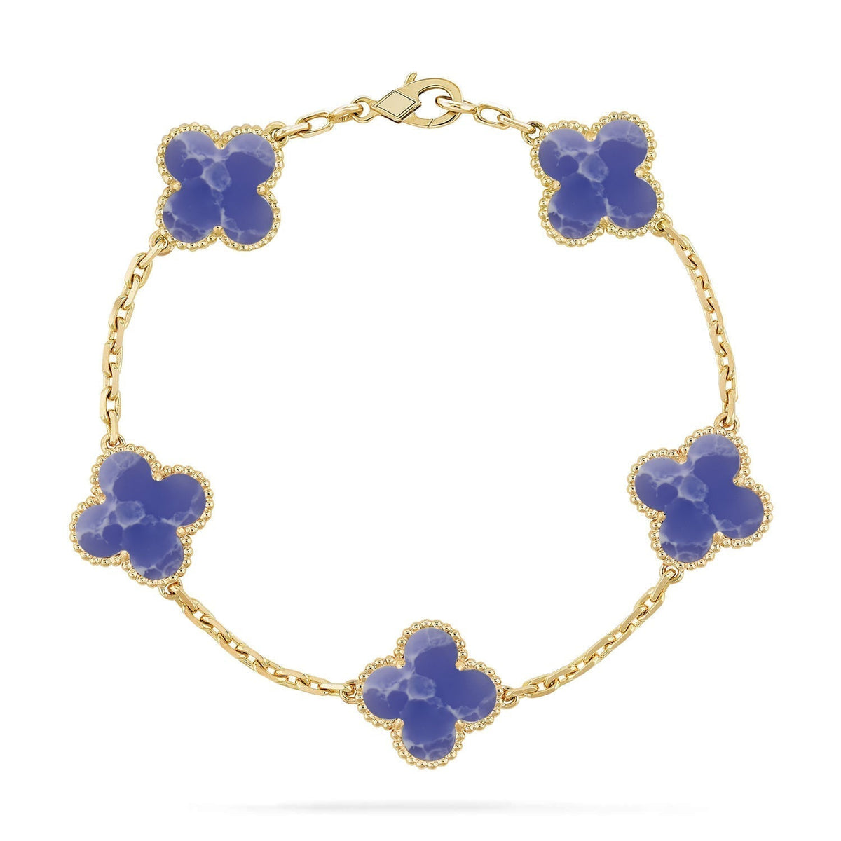[Veyra Jewelry]New CLOVER 5 MOTIF BLUE VEINS BRACELET COLLECTION