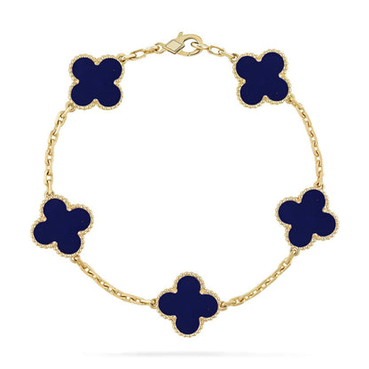 [Veyra Jewelry]New CLOVER 5 MOTIF LAPIS LAZULI BRACELET COLLECTION