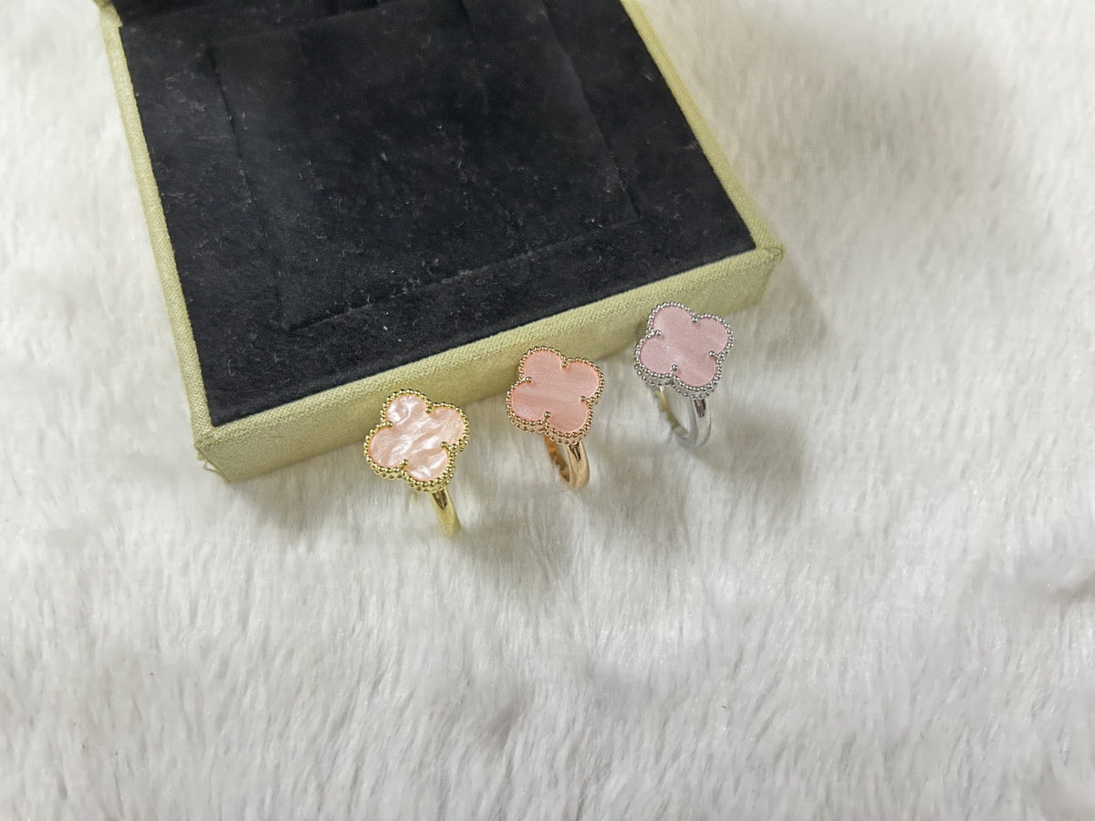 [Veyra Jewelry]Pink Clover Ring