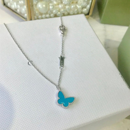 ¡®Veyra Jewelry¡¯BUTTERFLY TURQUOISE BUTTERFLY BRACELET SILVER