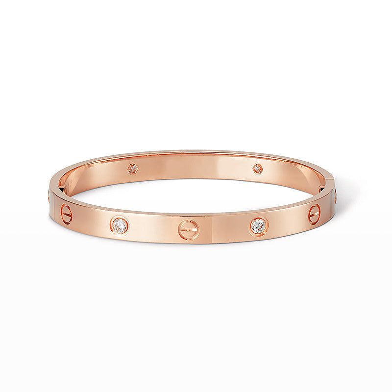 ¡®Veyra Jewelry¡¯LOVE BRACELET 6.1MM 4 DIAMONDS