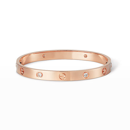 ¡®Veyra Jewelry¡¯LOVE BRACELET 6.1MM 4 DIAMONDS