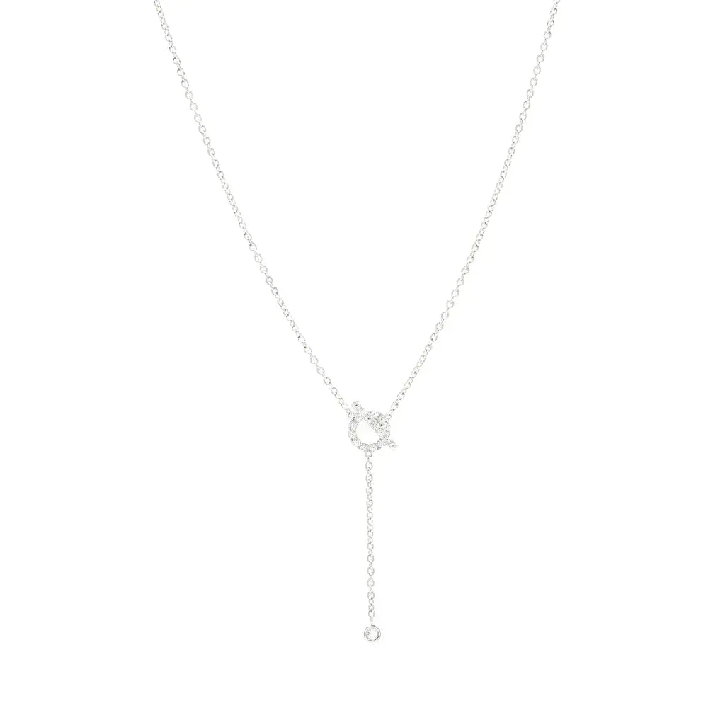 ¡®Veyra Jewelry¡¯FINESSE SILVER DIAMOND NECKLACE