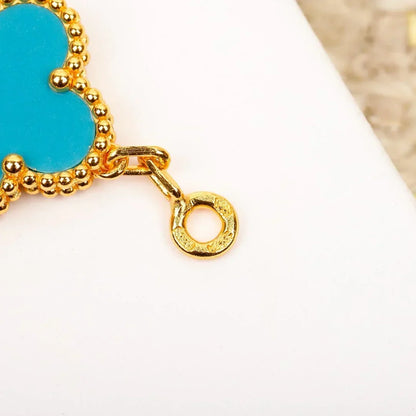 [Veyra Jewelry]New  CLOVER 5 MOTIF TURQUOISE BRACELET COLLECTION