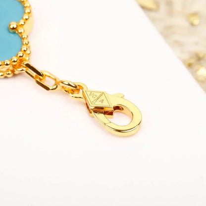 [Veyra Jewelry]New  CLOVER 5 MOTIF TURQUOISE BRACELET COLLECTION