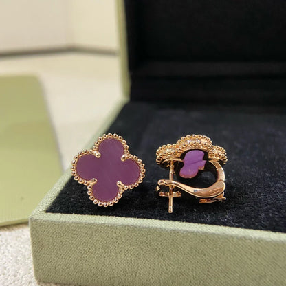 [Veyra Jewelry]2025 NEW VIOLET STUD EARRINGS