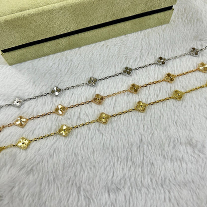 [Veyra Jewelry]New CLOVER 6 MOTIF DIAMOND BRACELET