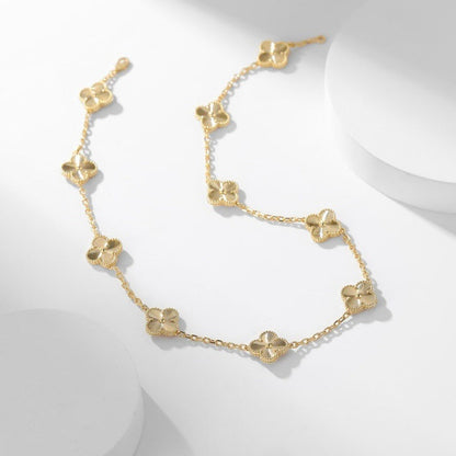 ¡®Veyra Jewelry¡¯CLOVER 10 MOTIFS LASER NECKLACE