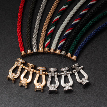¡®Veyra Jewelry¡¯FORCE LARGE HORSESHOE FULL DIAMOND BRACELET GOLD