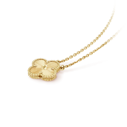 ¡®Veyra Jewelry¡¯CLOVER 15MM LASER NECKLACE