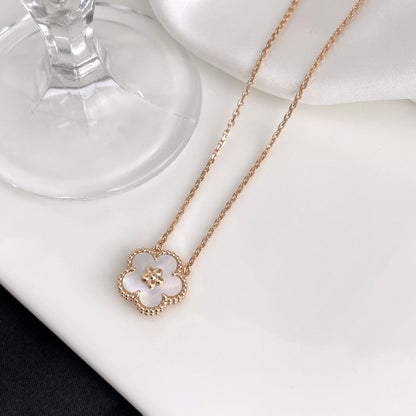 ¡®Veyra Jewelry¡¯LUCKY  WHITE MOP  PLUM BLOSSOM NECKLACE