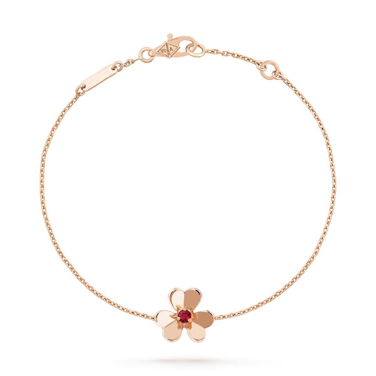 ¡®Veyra Jewelry¡¯FRIVOLE GOLD FLOWER PINK MALACHITE BRACELET