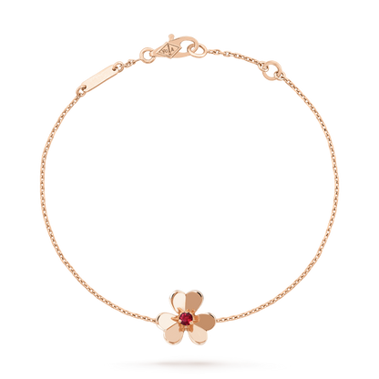 ¡®Veyra Jewelry¡¯FRIVOLE GOLD FLOWER PINK MALACHITE BRACELET