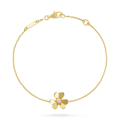 ¡®Veyra Jewelry¡¯FRIVOLE GOLD FLOWER PINK MALACHITE BRACELET