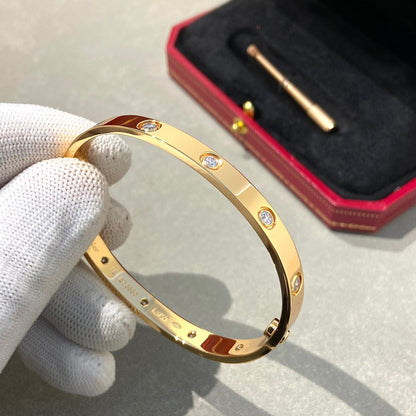 ¡®Veyra Jewelry¡¯LOVE BRACELET 6.1MM 10 DIAMONDS