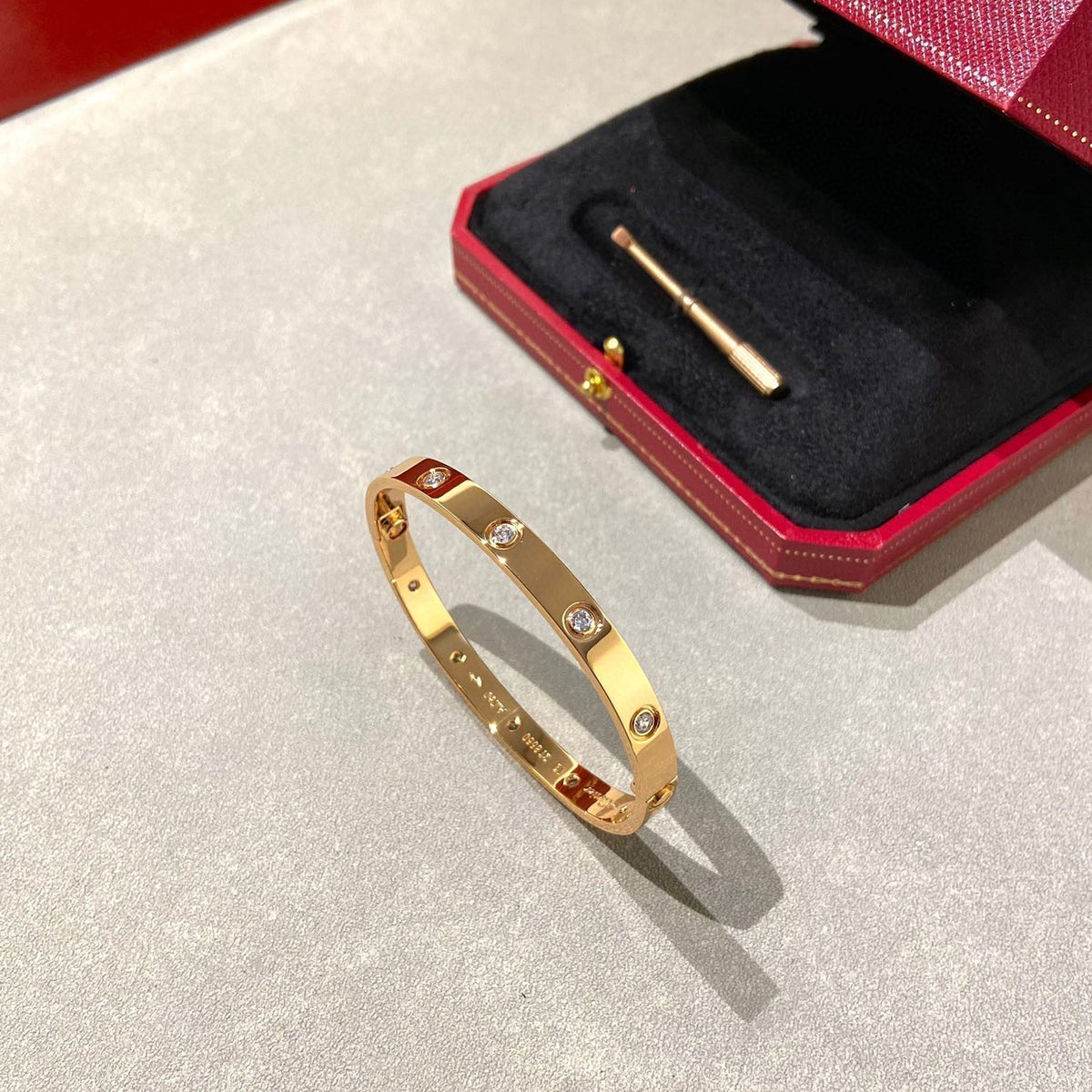 ¡®Veyra Jewelry¡¯LOVE BRACELET 6.1MM 10 DIAMONDS