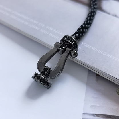¡®Veyra Jewelry¡¯FORCE LARGE SERIES HORSESHOE BLACK SAMURAI BRACELET