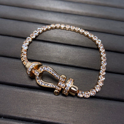 ¡®Veyra Jewelry¡¯FORCE  HORSESHOE  DIAMOND TENNIS BRACELET