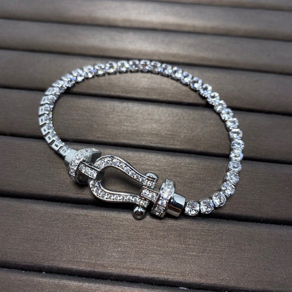 ¡®Veyra Jewelry¡¯FORCE  HORSESHOE  DIAMOND TENNIS BRACELET