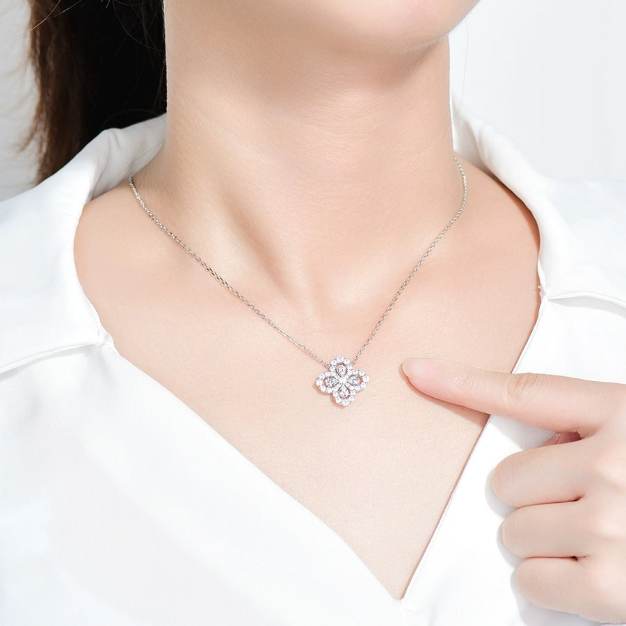 ¡®Veyra Jewelry¡¯LOOP NECKLACE FULL MOTIF DIAMOND 16MM MULTIPLE COLORS