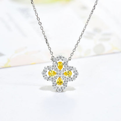 ¡®Veyra Jewelry¡¯LOOP NECKLACE FULL MOTIF DIAMOND 16MM MULTIPLE COLORS