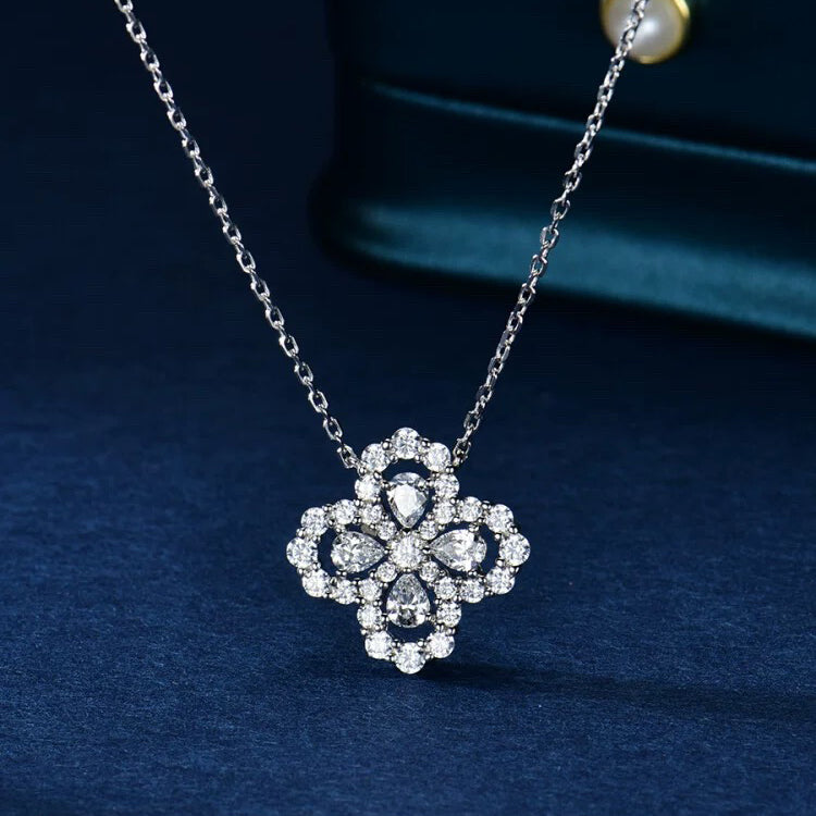 ¡®Veyra Jewelry¡¯LOOP NECKLACE FULL MOTIF DIAMOND 16MM MULTIPLE COLORS