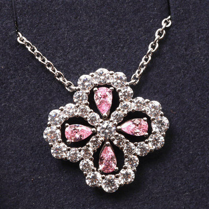 ¡®Veyra Jewelry¡¯LOOP NECKLACE FULL MOTIF DIAMOND 16MM MULTIPLE COLORS