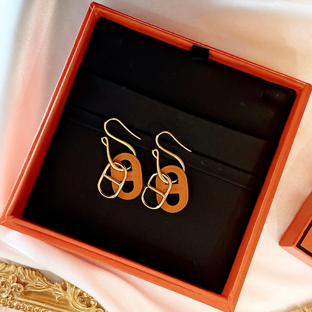 ¡®Veyra Jewelry¡¯HM O'MAILLON GOLD EARRINGS