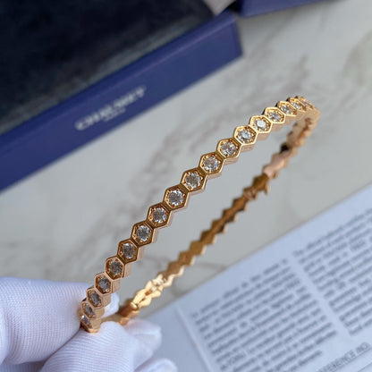 ¡®Veyra Jewelry¡¯BEE LOVE GOLD BRACELET FULL DIAMOND