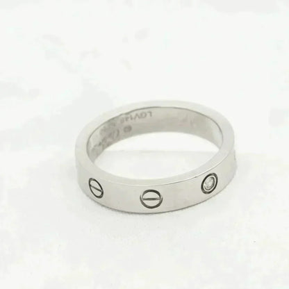 ¡®Veyra Jewelry¡¯LOVE RING 4MM 1 DIAMOND SILVER