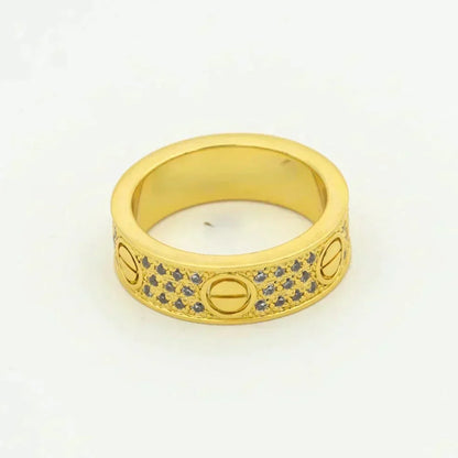 ¡®Veyra Jewelry¡¯LOVE RING 5.5MM DIAMONDS PAVED
