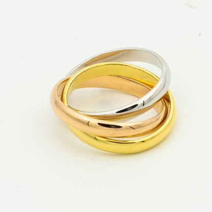 [Veyra Jewelry]TRINITY RING GOLD PINK GOLD SILVER