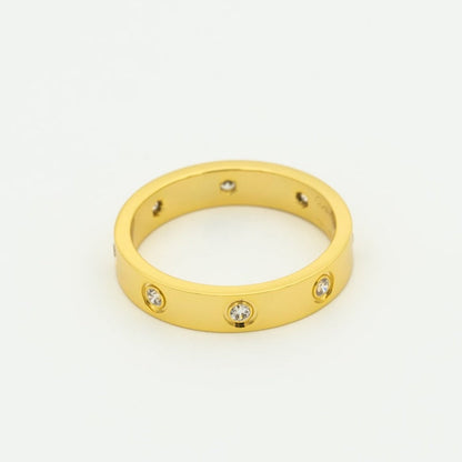 ¡®Veyra Jewelry¡¯LOVE RING 3.6MM 8 DIAMONDS