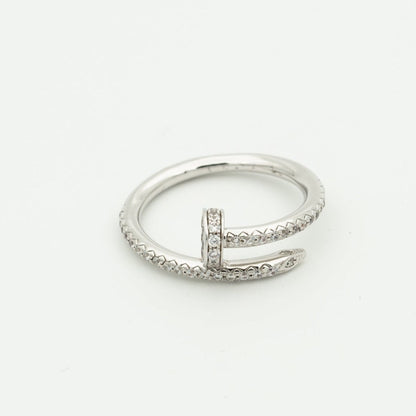 ¡®Veyra Jewelry¡¯JUSTE RING 1.8MM SILVER DIAMONDS