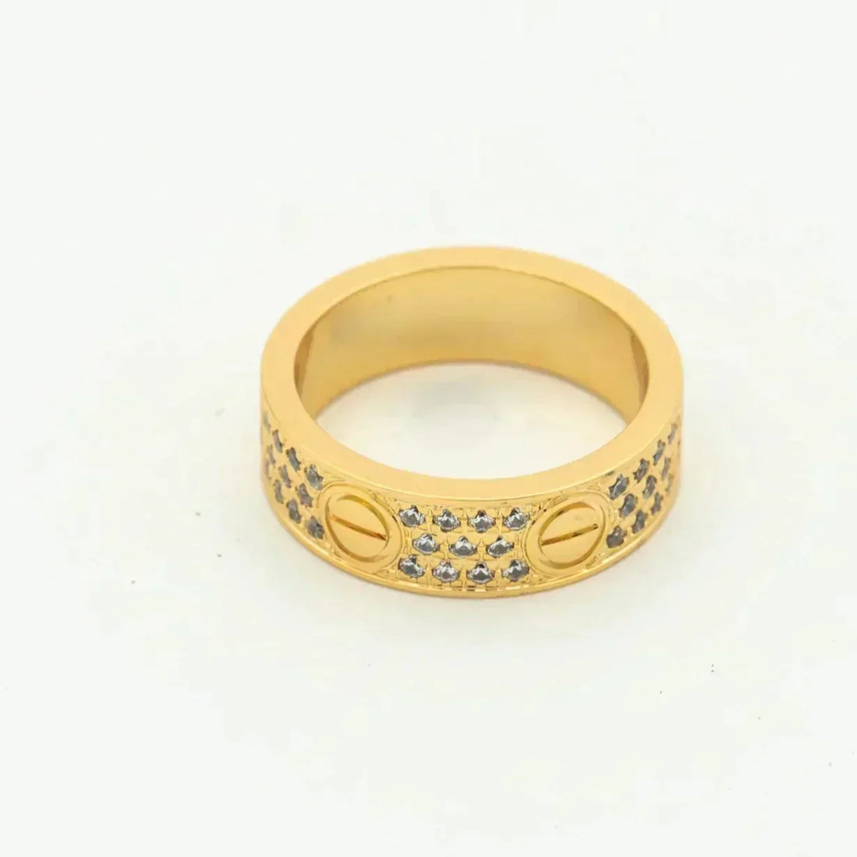 ¡®Veyra Jewelry¡¯LOVE RING 5.5MM DIAMONDS PAVED