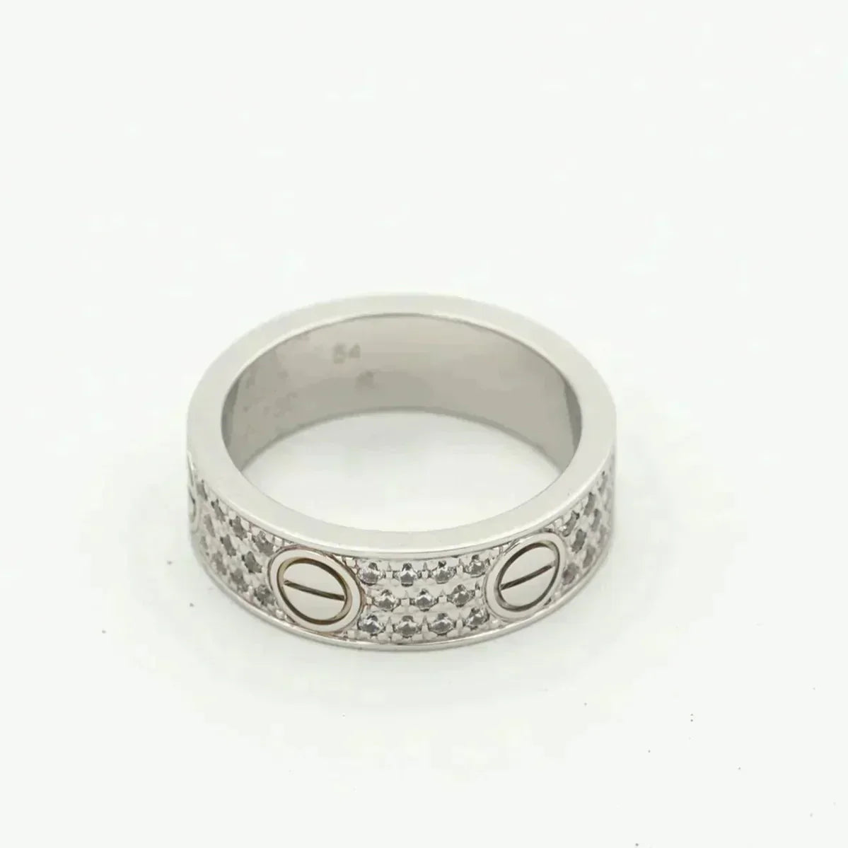 ¡®Veyra Jewelry¡¯LOVE RING 5.5MM DIAMONDS PAVED