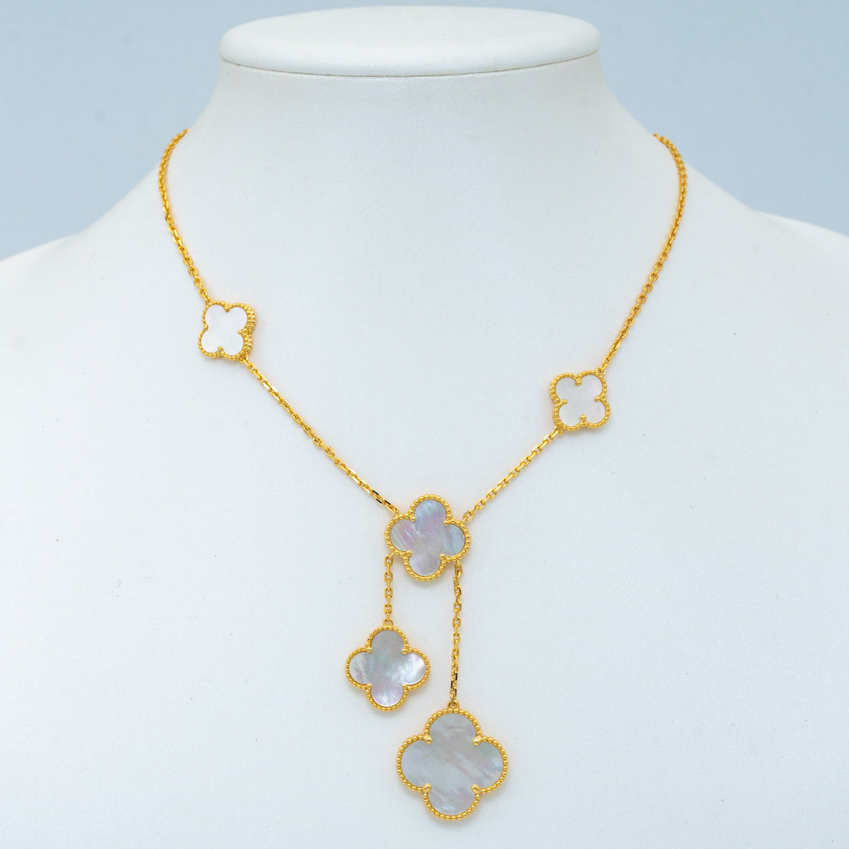 ¡®Veyra Jewelry¡¯CLOVER MOTHER OF PEARL NECKLACE 6 MOTIF
