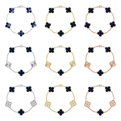 [Veyra Jewelry]New CLOVER 5 MOTIF PIETERSITE BRACELET COLLECTION