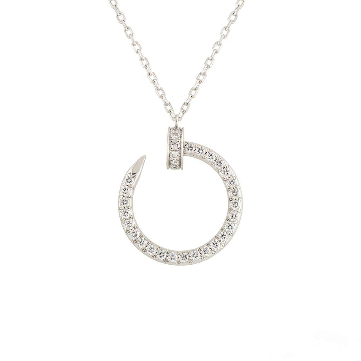 ¡®Veyra Jewelry¡¯JUSTE NECKLACE SILVER DIAMONDS