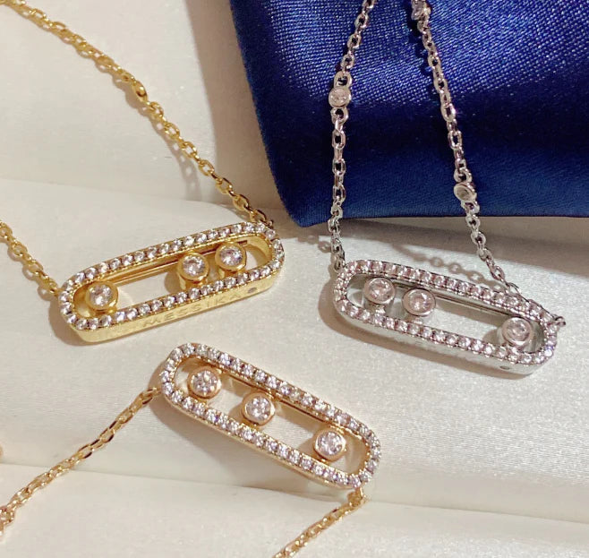 [Veyra Jewelry] MK MOVE FULL DIAMOND NECKLACE