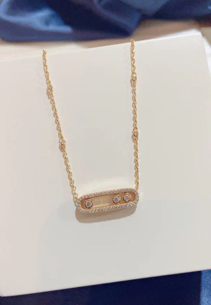 [Veyra Jewelry] MK MOVE FULL DIAMOND NECKLACE