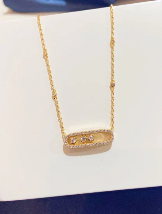 [Veyra Jewelry] MK MOVE FULL DIAMOND NECKLACE