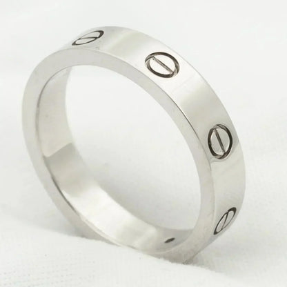 ¡®Veyra Jewelry¡¯LOVE RING 4MM 1 DIAMOND SILVER