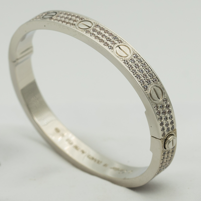 ¡®Veyra Jewelry¡¯LOVE BRACELET 6.1MM DIAMOND-PAVED