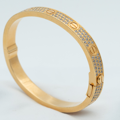 ¡®Veyra Jewelry¡¯LOVE BRACELET 6.1MM DIAMOND-PAVED