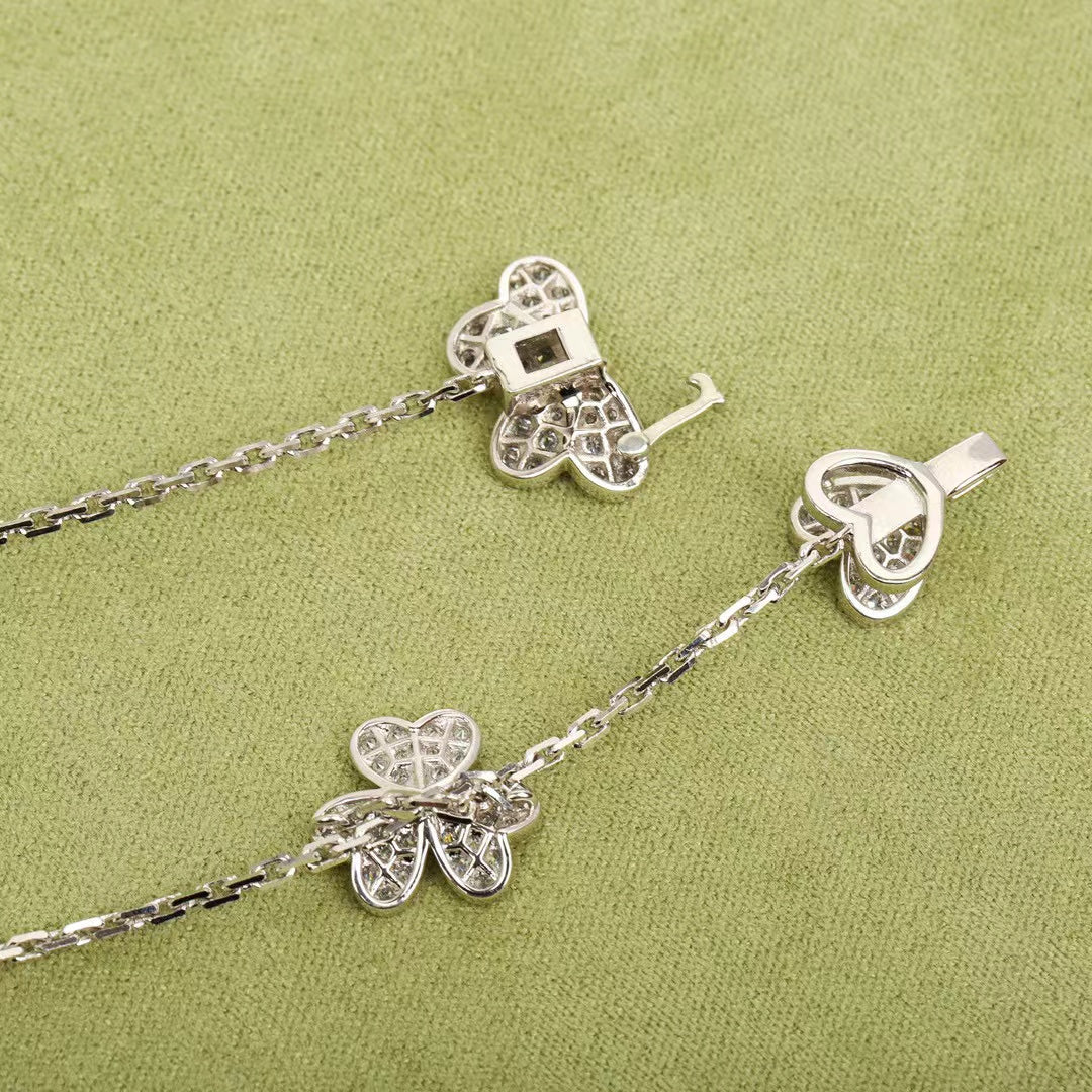 ¡®Veyra Jewelry¡¯FRIVOLE SILVER 9 FLOWERS NECKLACE
