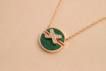 ¡®Veyra Jewelry¡¯JEUX DE PINK GOLD DIAMOND NECKLACE