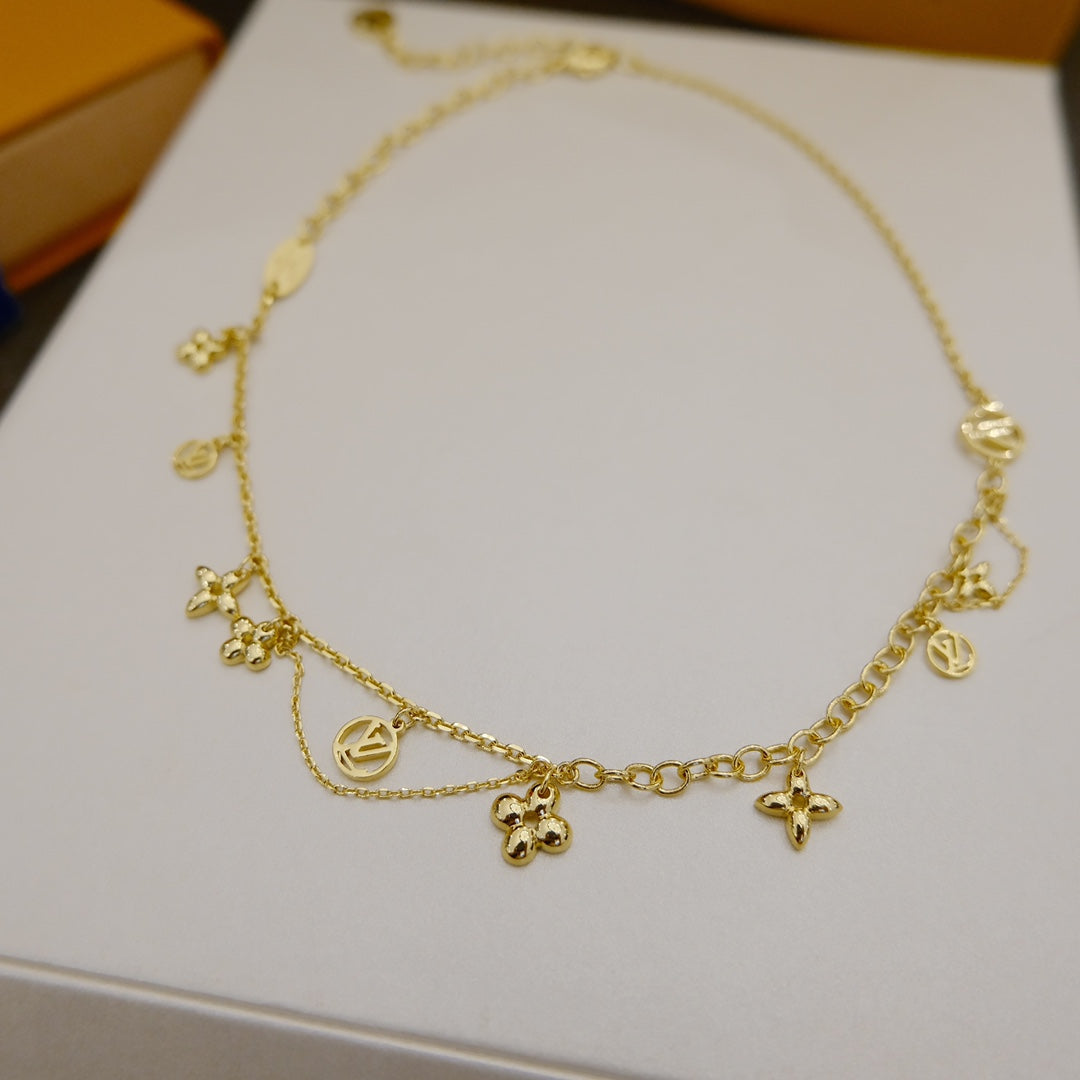 ¡®Veyra Jewelry¡¯BLOOMING SUPPLE NECKLACE BRASS