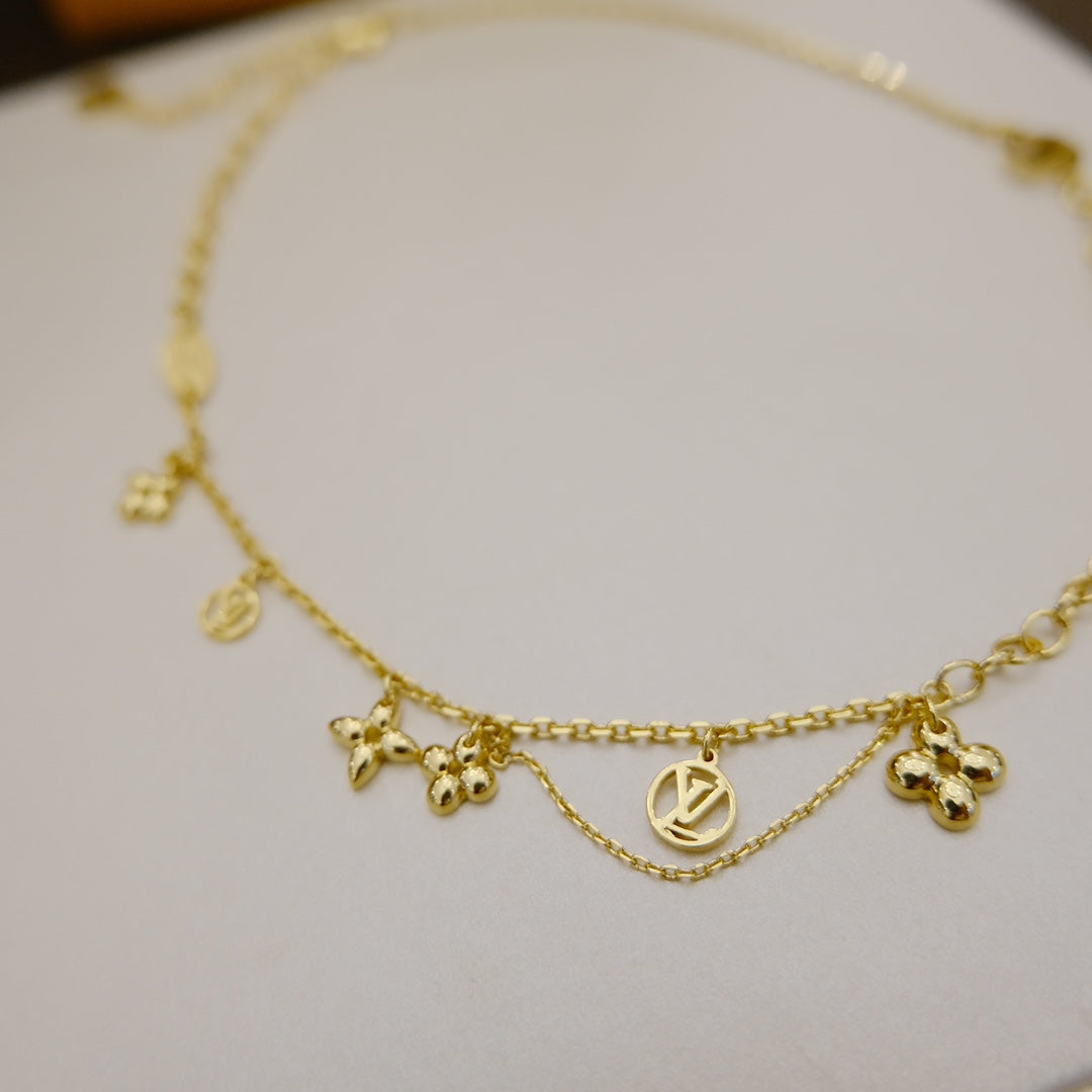 ¡®Veyra Jewelry¡¯BLOOMING SUPPLE NECKLACE BRASS